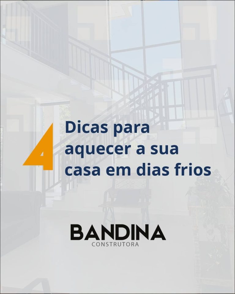 4 Dicas para manter sua casa aquecida nos dias frios